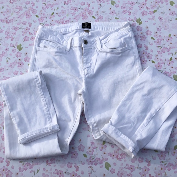 Just Black Denim - Just black stitch fix white jeans high waisted